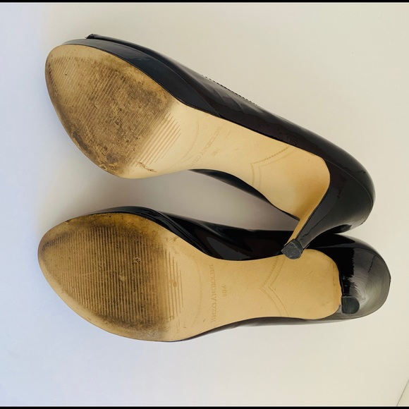 Enzo Angiolini Patent Leather Peep Toe Pump - Picture 6 of 7